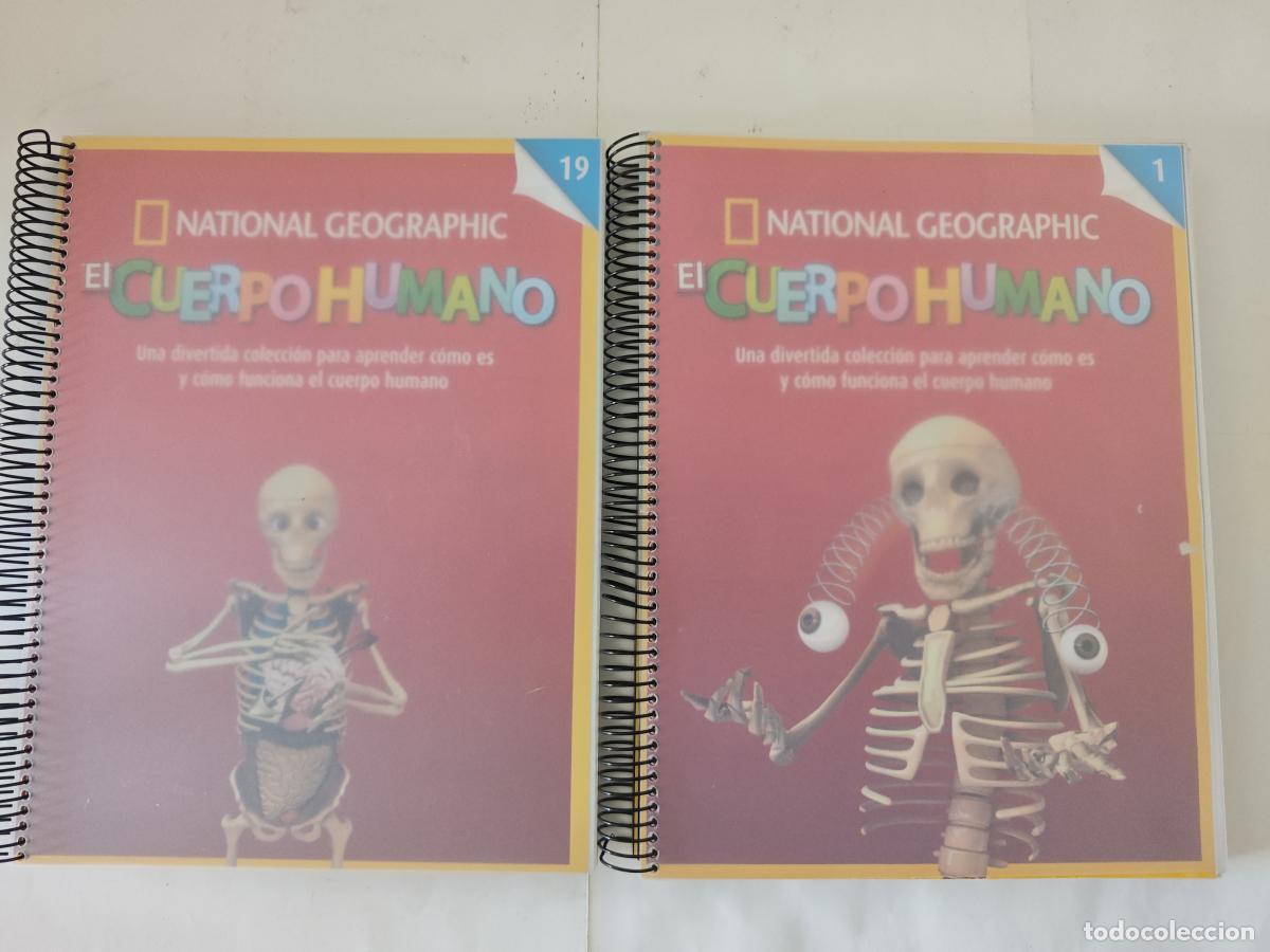 Libros: 39 Fasciculos de El Cuerpo Humano&rdquo; de RBA y National Geographic - encuadenados en dos tomos con espi