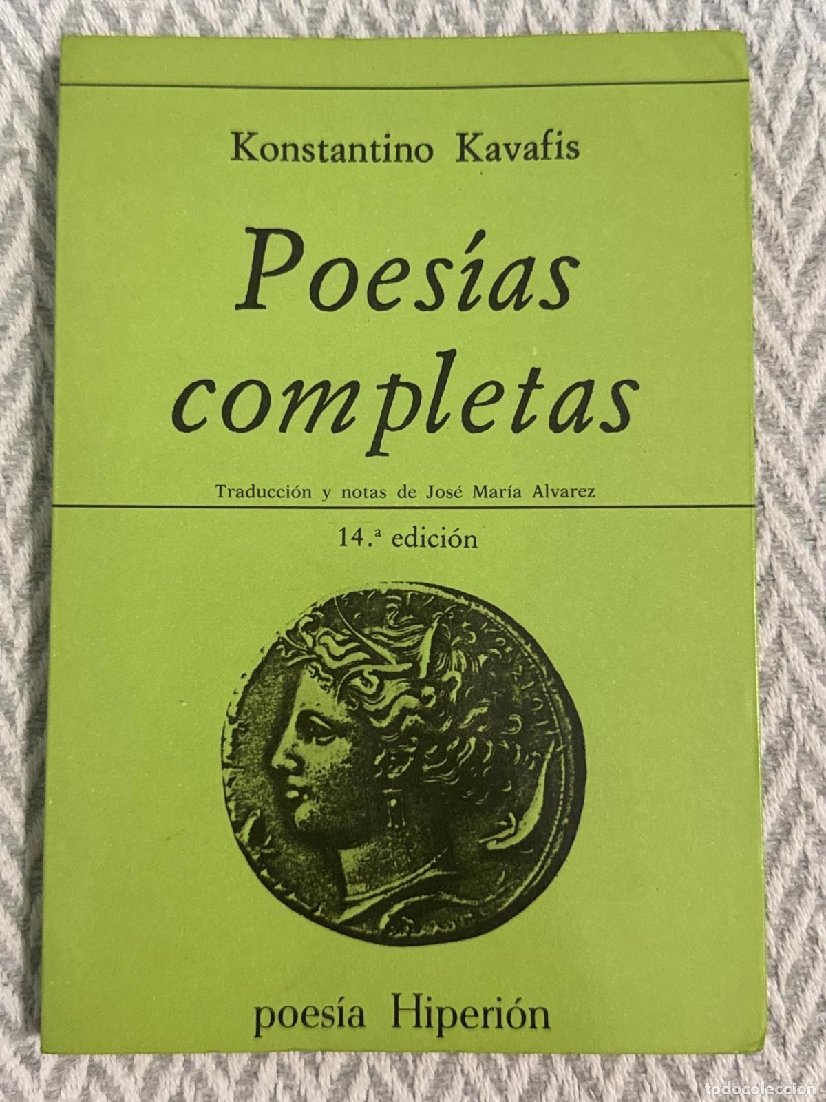 Libros: Poes&iacute;as completas - Konstantino Kavafis