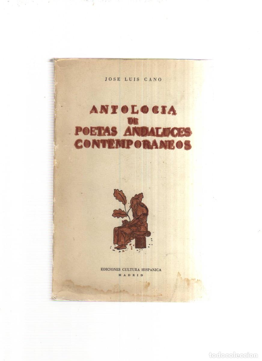 Libros: ANTOLOGIA DE POETAS ANDALUCES CONTEMPORANEOS