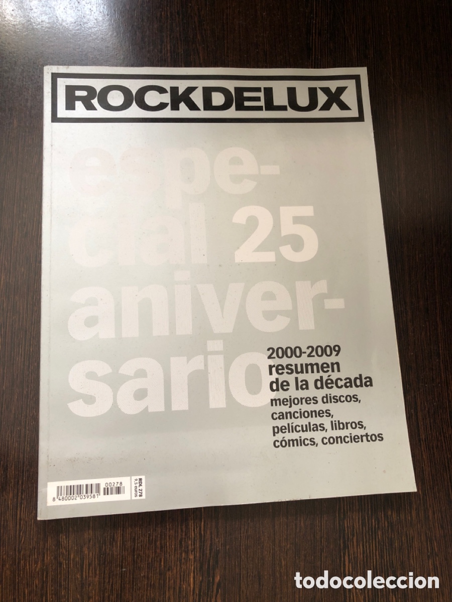 books: REVISTA DE MUSICA ROCKDELUX ESPECIAL 25 A&Ntilde;OS