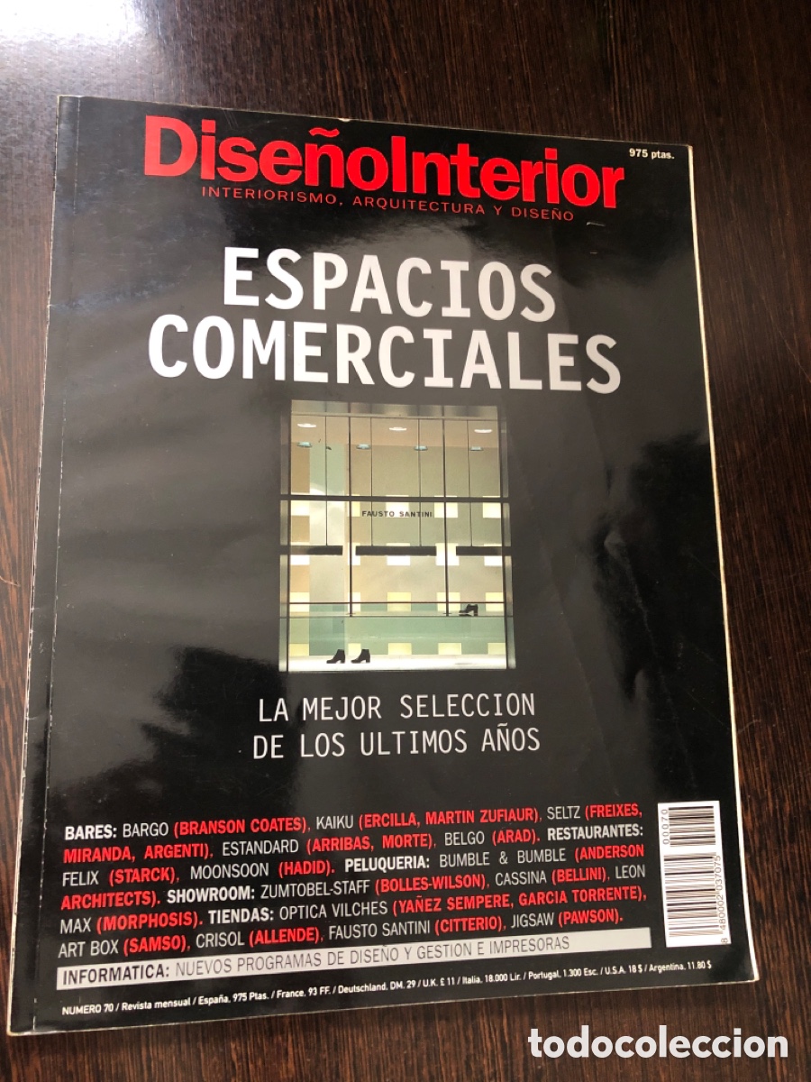 books: REVISTA INTERIORISMO DISE&Ntilde;OINTERIOR NUMERO 70
