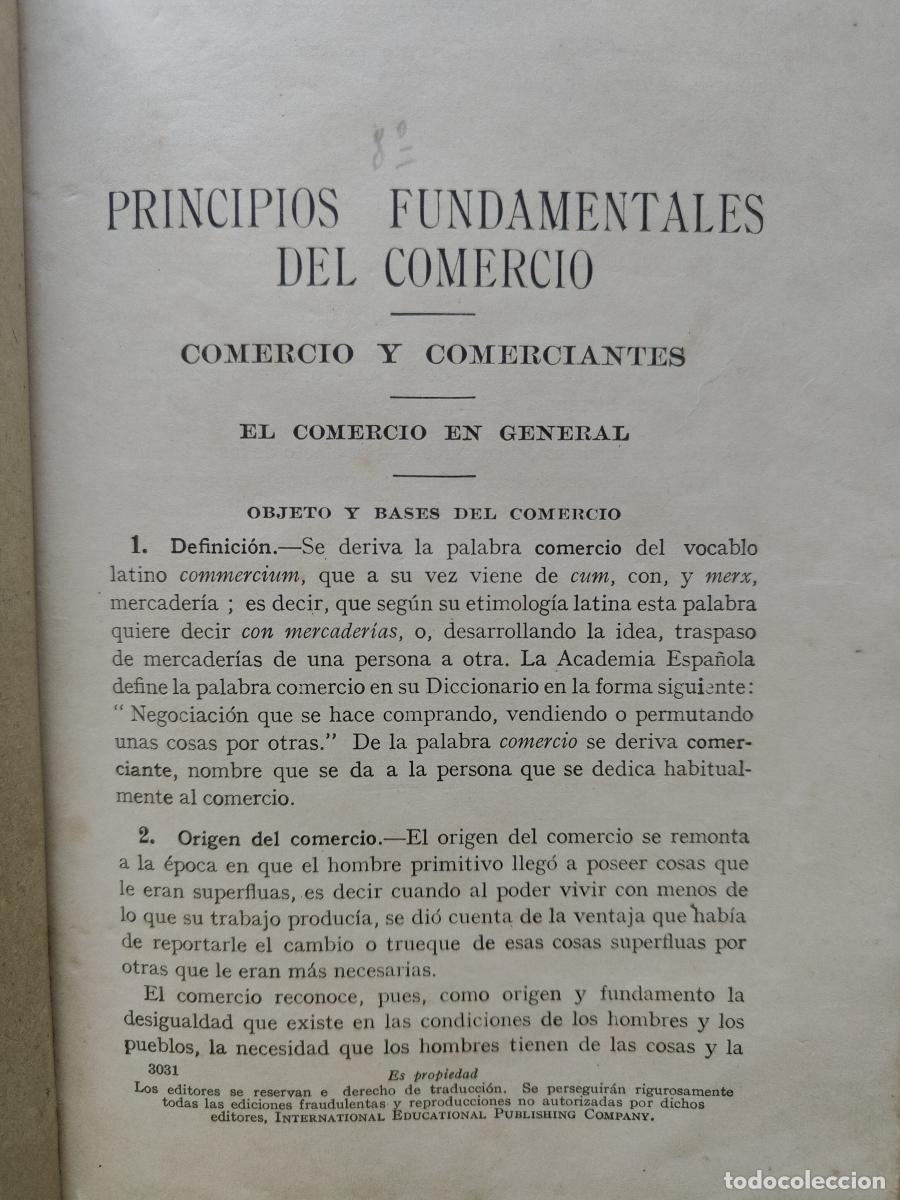 Libros: Curso de jefe de contabilidad. Principios fundamentales del comercio - tdk439