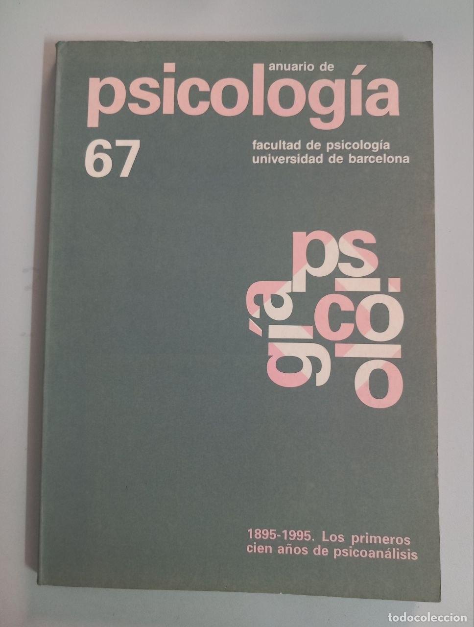 Libros: Anuario de psicolog&iacute;a. N&ordm; 67. - VV. AA.:
