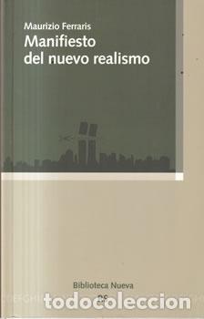 Libros: Manifiesto del nuevo realismo - Maurizio Ferraris