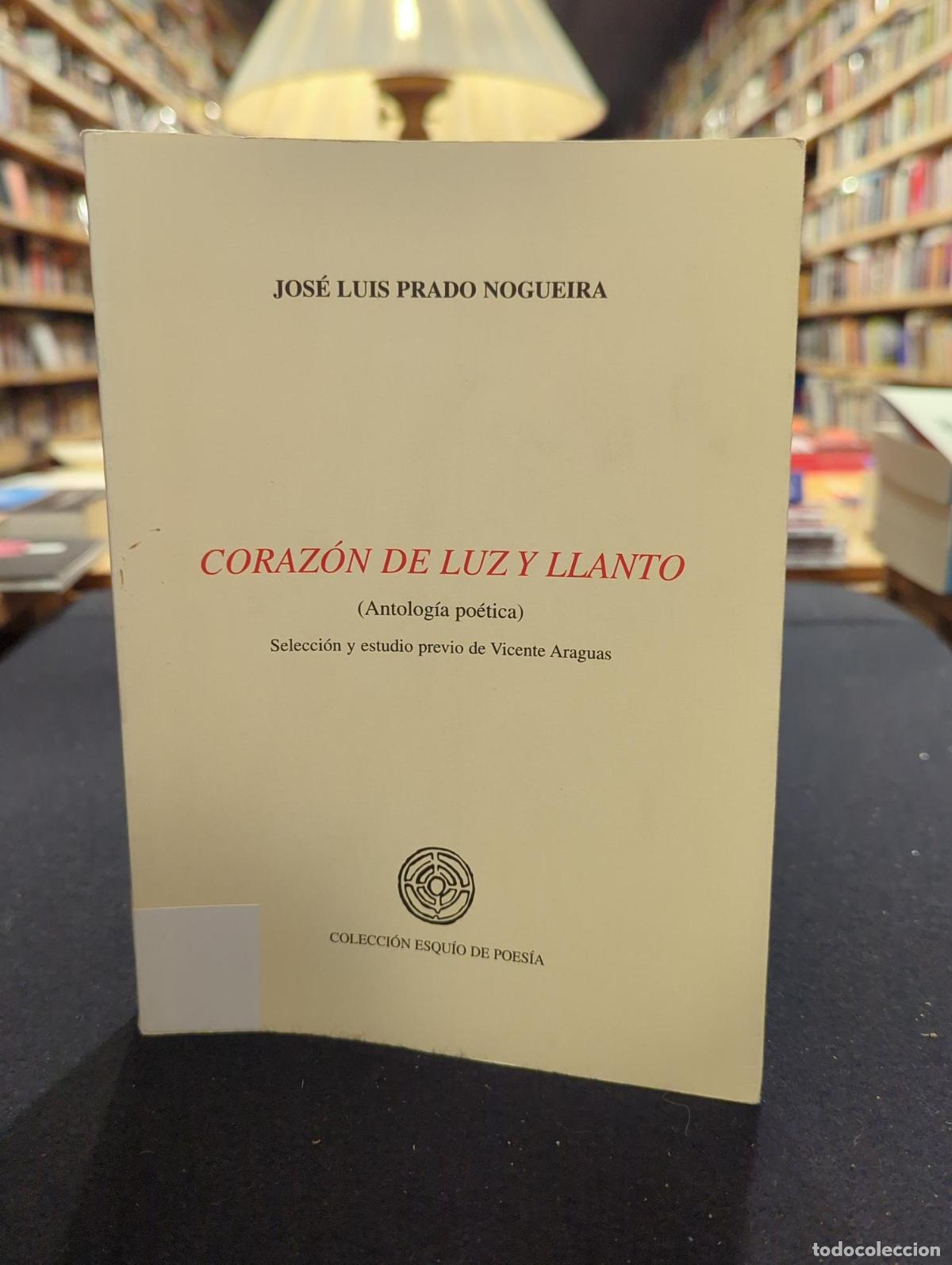 books: CORAZ&Oacute;N DE LUZ Y LLANTO - Jos&eacute; Luis Pardo Nogueira