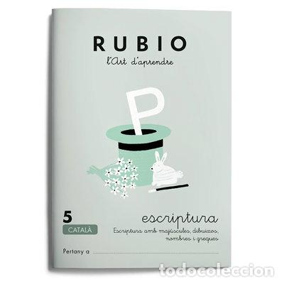 Libros: Escriptura RUBIO 5 (catal&agrave;)- 9788489773554