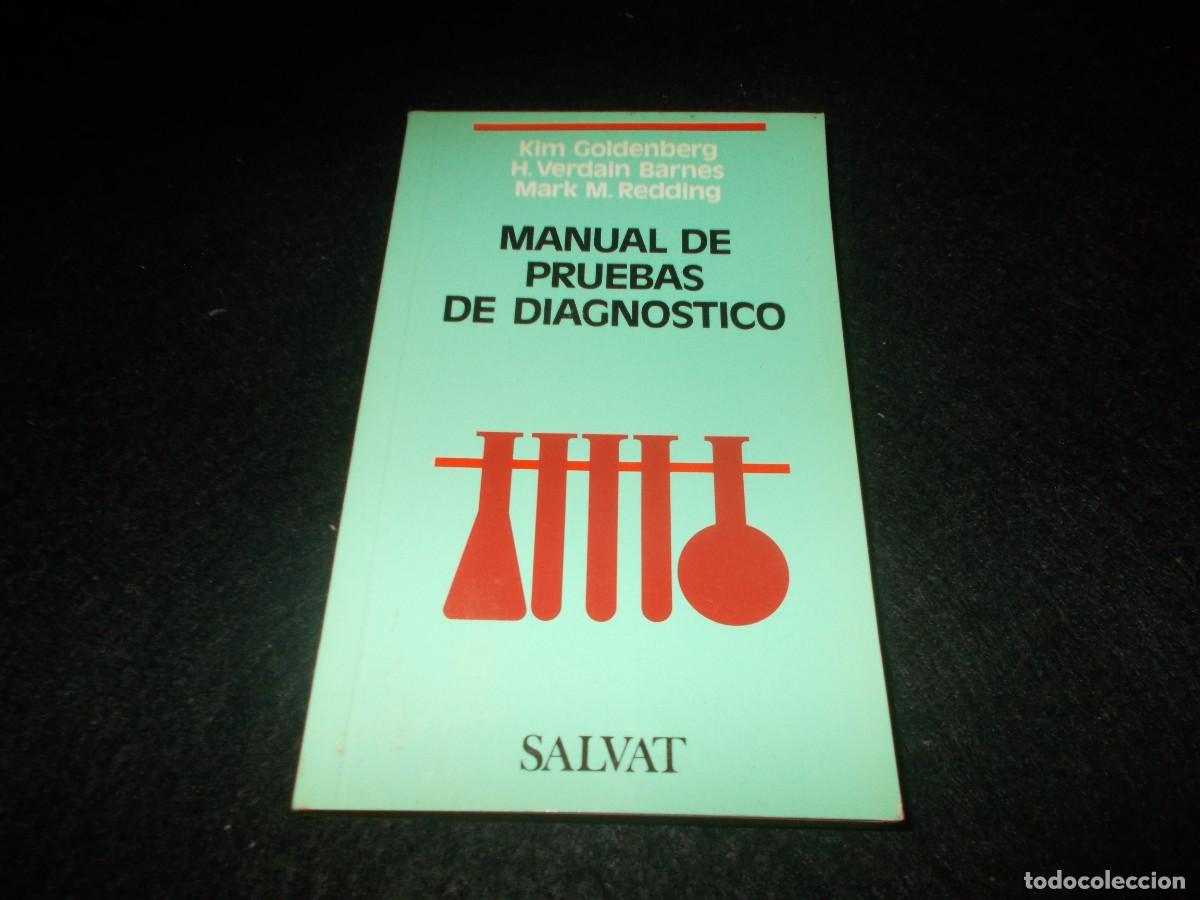 Livres: MANUAL DE PRUEBAS DE DIAGN&Oacute;STICO. Salvat 1991. Libro M&eacute;dico Medicina