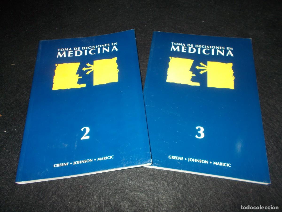 books: TOMA DE DECISIONES EN MEDICINA 2 y 3. Edika Med 1994. 2 Libro M&eacute;dico