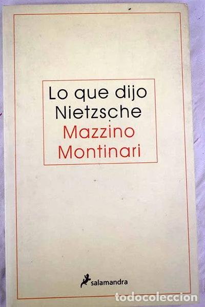 books: Lo que dijo Nietzsche- 9788478885695