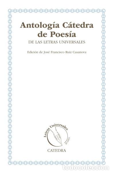 Livros em segunda m&atilde;o: Antolog&iacute;a C&aacute;tedra de Poes&iacute;a- 9788437631769