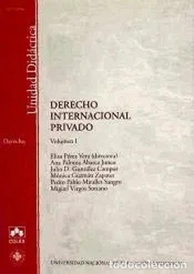 Libros: Derecho internacional privado Vol. I- 9788436244700