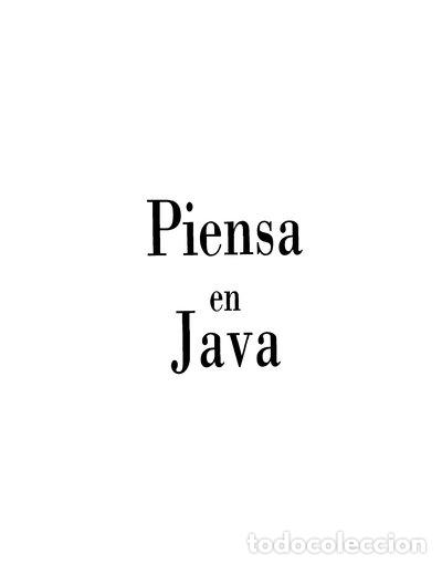 Livros em segunda m&atilde;o: Piensa en Java- 9788420531922