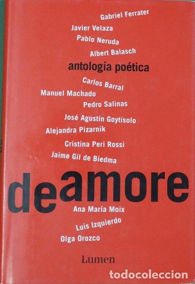 Libros: De amore: Antolog&iacute;a po&eacute;tica- 9788426414281