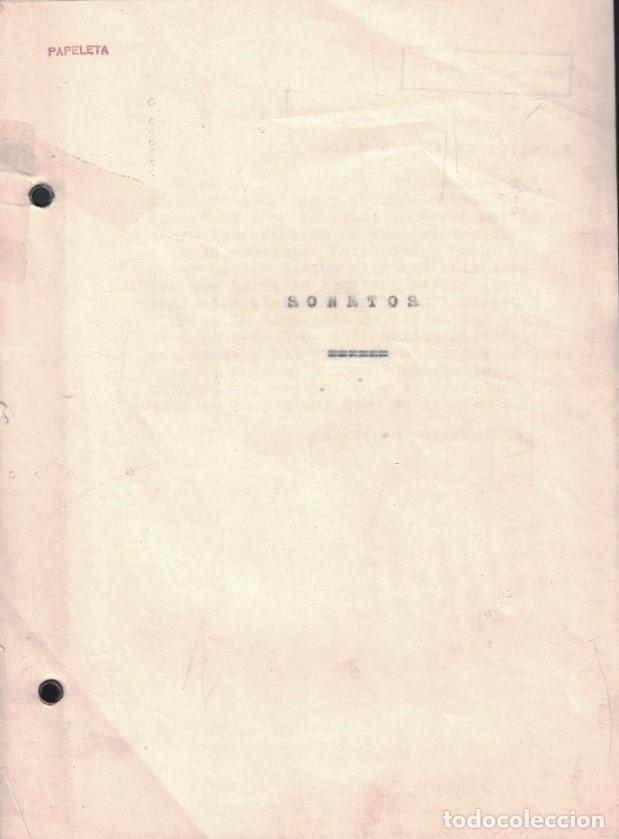 Libri di seconda mano: SONETOS. - Palacio. Manuel del, y otros.