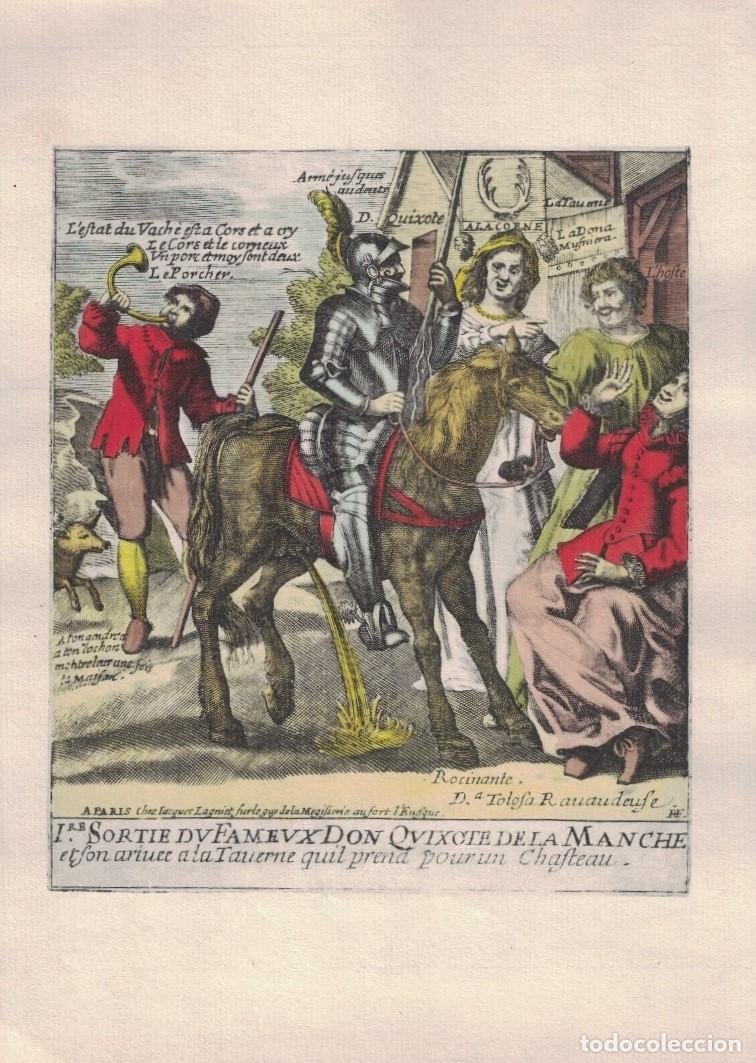 Livres: LES ADVANTURES DU FAMEUX CHEVALIER DOM QUIXOT DE LA MANCHE ET DE SANCHO PANSA SON ESCUYER. - Cervant