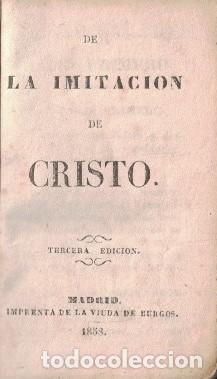 Libros: LA IMITACI&Oacute;N DE CRISTO. La Santa Misa y otras devociones. - Kempis. Tomas de,