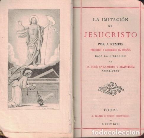Libros: LA IMITACI&Oacute;N DE CRISTO. - Kempis. Tomas de,