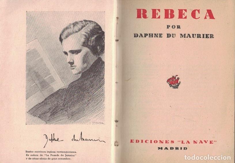 Libros: REBECA. - Maurier. Daphne du,