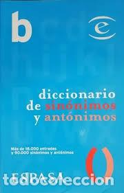 Libros: Diccionario de sin&oacute;nimos y ant&oacute;nimos