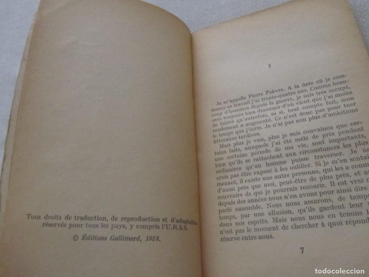 Libros: LE DIEU DES CORPS, LIBRO DE JULES ROMAINS, COLLECTION FOLIO, 1972, EN FRANCES - Foto 4
