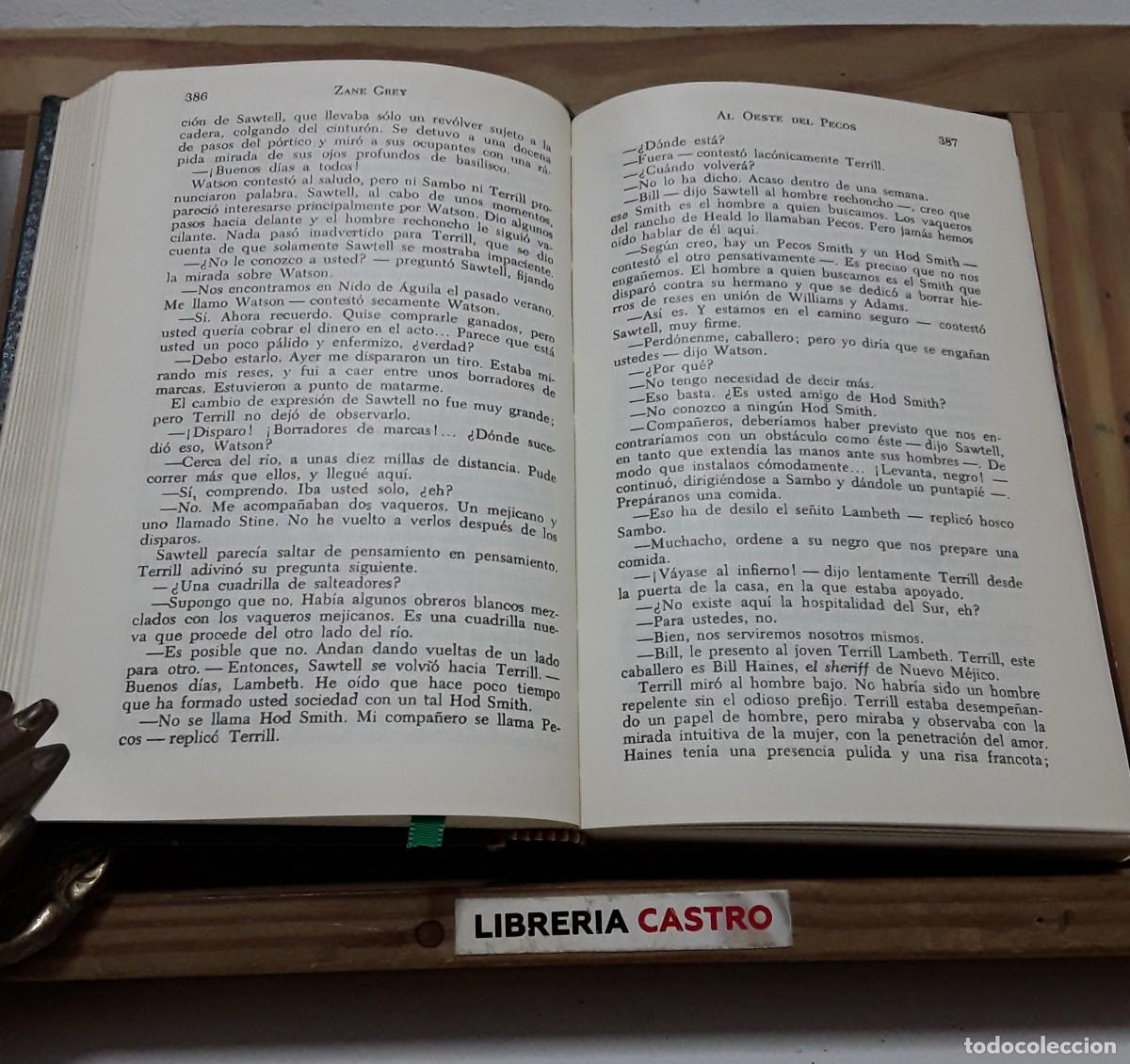 Libros: Obras Completas VI Novelas - Zane Grey - Foto 4