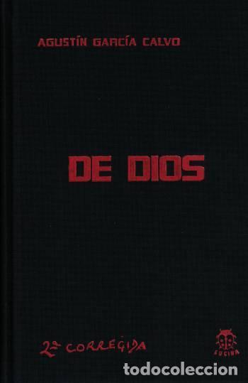 Libri di seconda mano: De Dios. - Garc&iacute;a Calvo, Agust&iacute;n