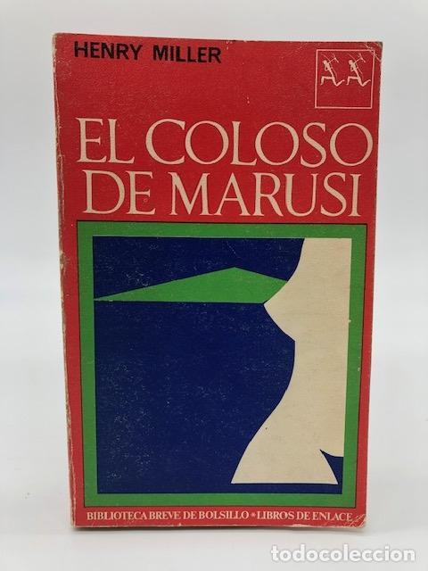Libros: MILLER, Henry. - El coloso de Marusi.
