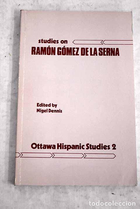 Libros: Studies on Ram&oacute;n G&oacute;mez de la Serna