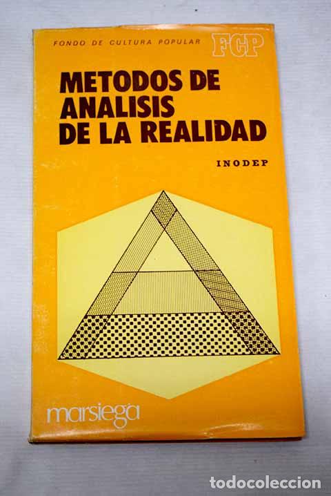 Livros em segunda m&atilde;o: M&eacute;todos de an&aacute;lisis de la realidad