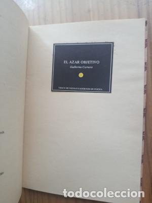 Libros: EL AZAR OBJETIVO - GUILLERMO CARNERO - Foto 2
