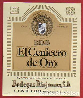 Libros: Etiqueta: EL CENICERO DE ORO.