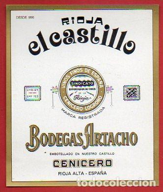 Libros: Etiqueta: RIOJA EL CASTILLO. - Foto 1