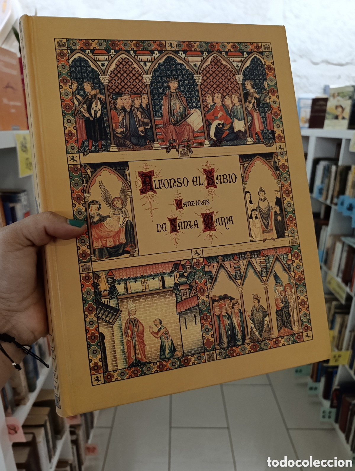 Libros: Alfonso el Sabio, Cantigas de Santa Mar&iacute;a, facs&iacute;mil, Caja Madrid, 1990, volumen II