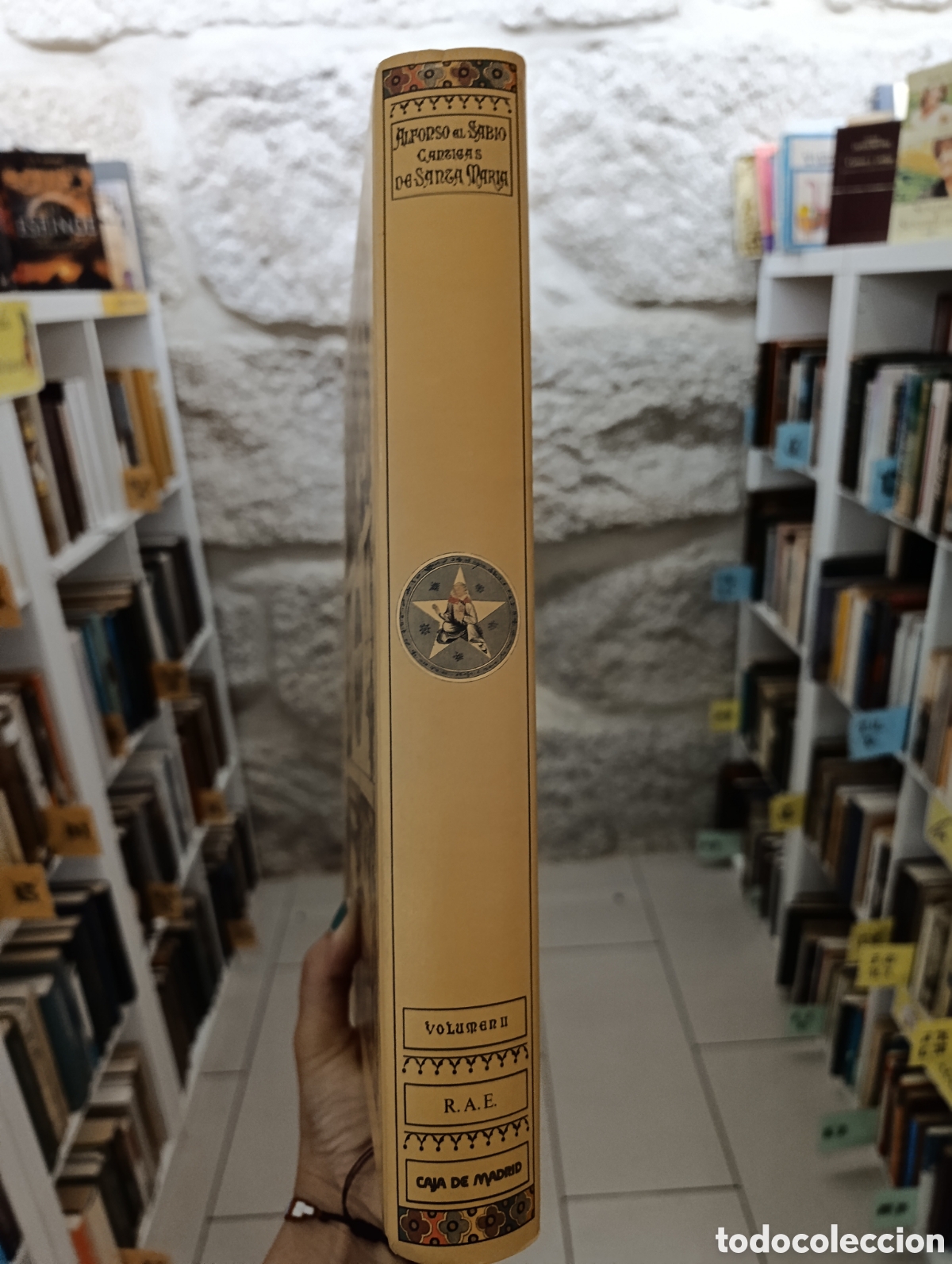 Libros: Alfonso el Sabio, Cantigas de Santa Mar&iacute;a, facs&iacute;mil, Caja Madrid, 1990, volumen II