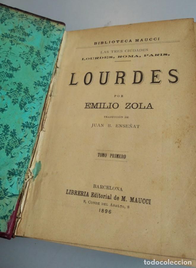 Libros: LOURDES - Emilio Zola - Foto 7