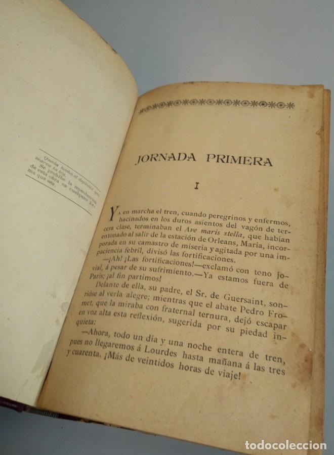 Libros: LOURDES - Emilio Zola - Foto 8