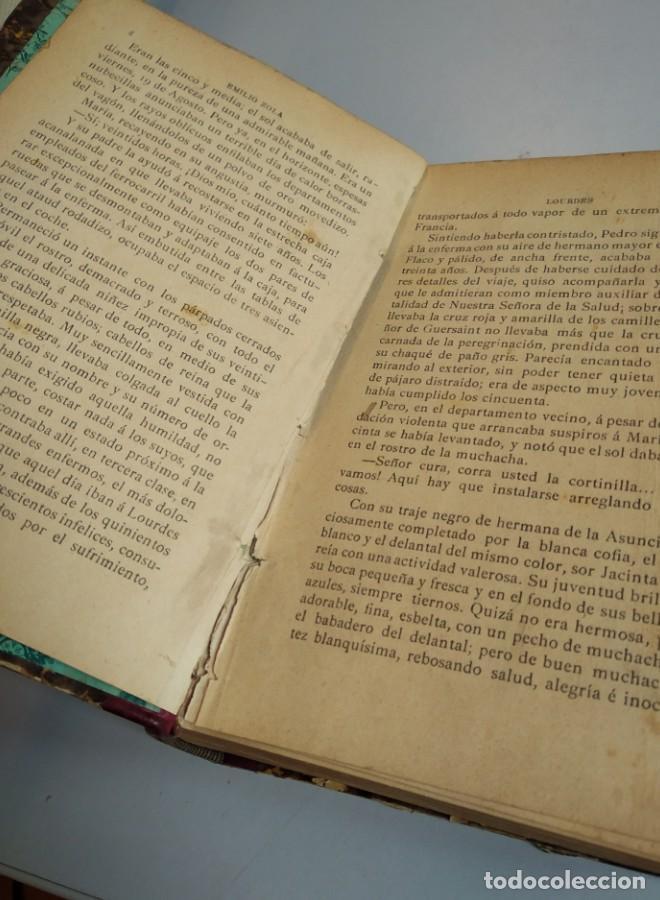 Libros: LOURDES - Emilio Zola - Foto 9