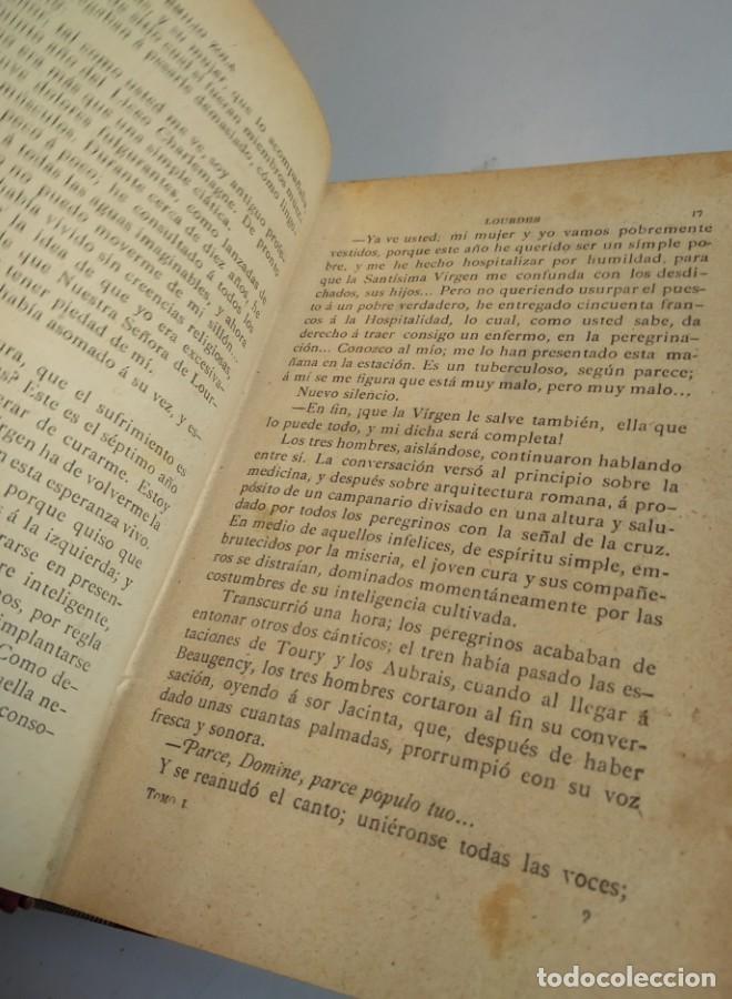 Libros: LOURDES - Emilio Zola - Foto 10