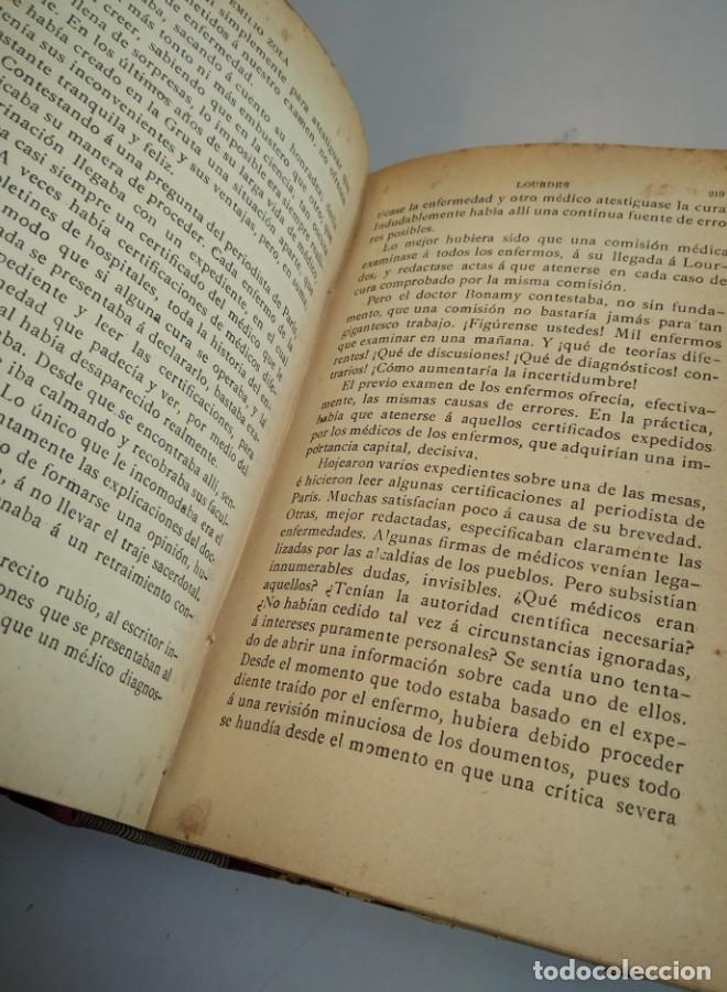 Libros: LOURDES - Emilio Zola - Foto 11