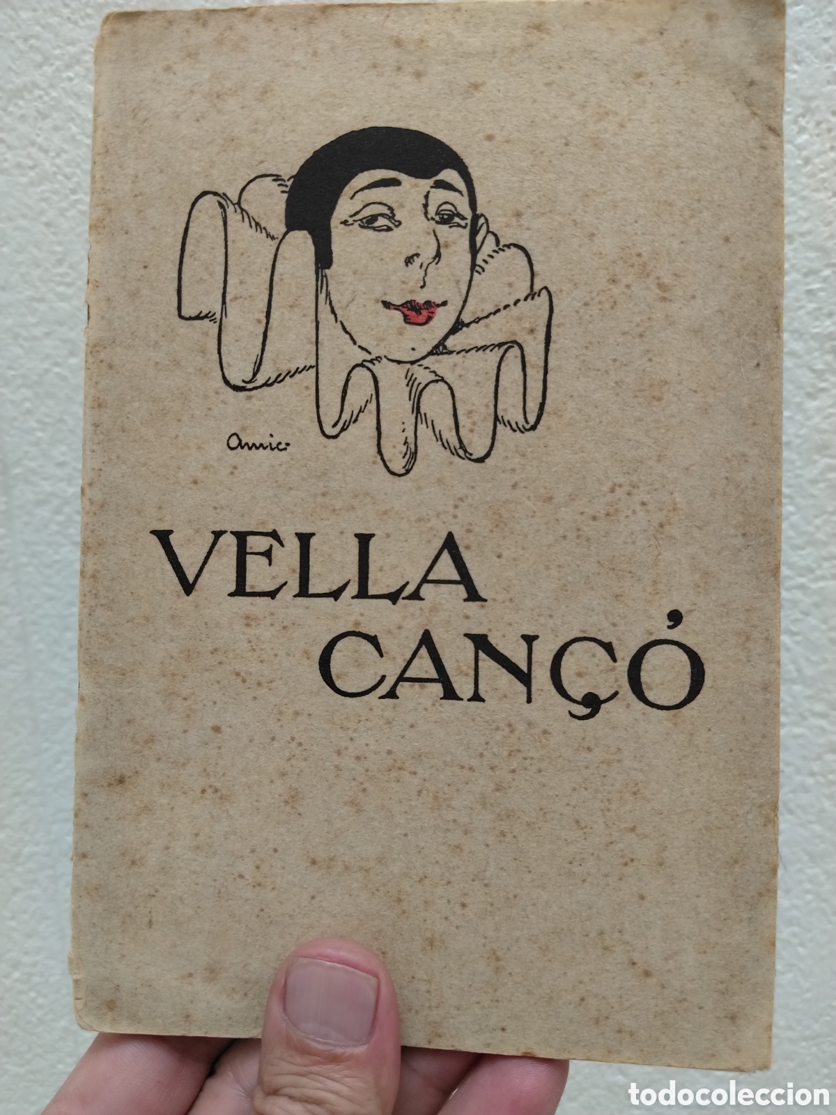 B&uuml;cher: VELLA CAN&Ccedil;&Oacute;. Drama d'un sol personatge. - MASS&Oacute; VENT&Oacute;S, J. S/imp. Barcelona, 1916. 18 cm. 20 p&agrave;g., 1