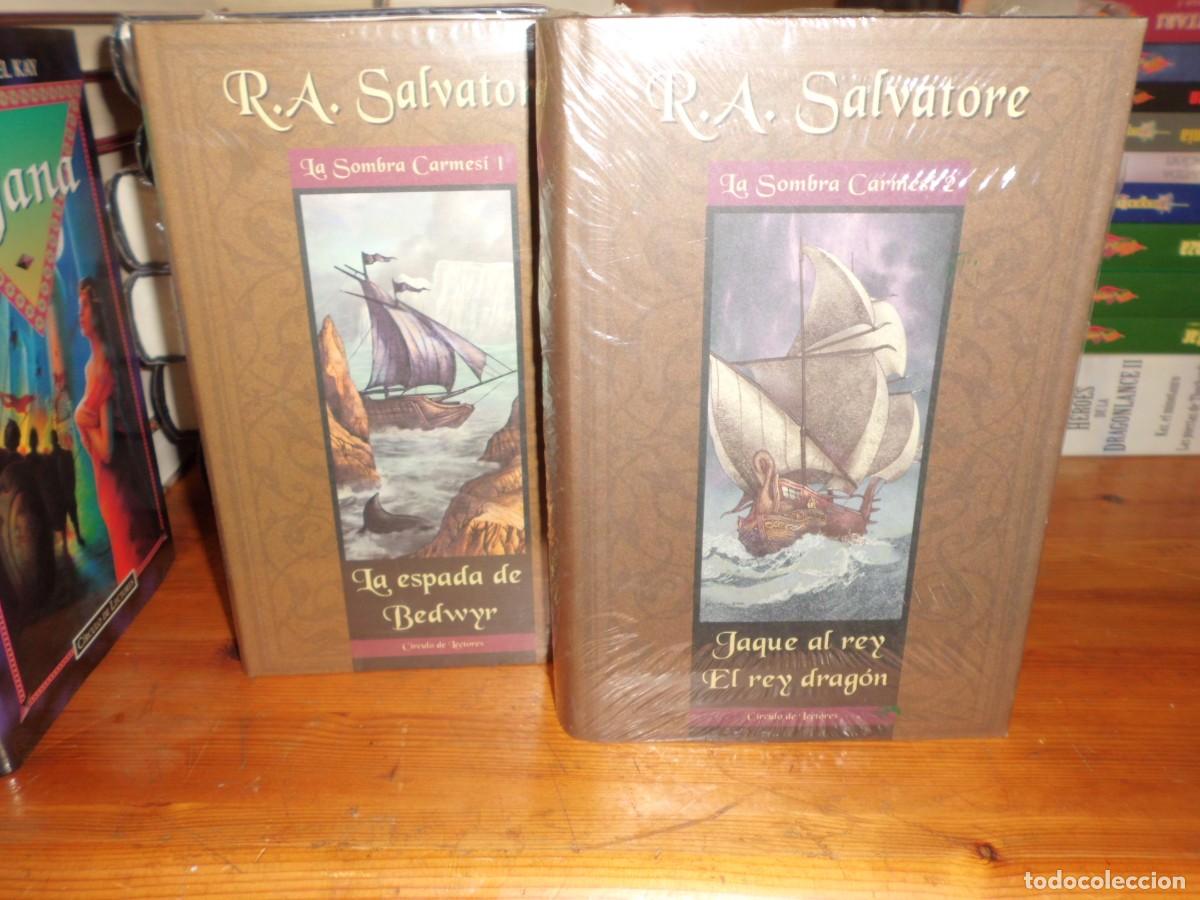 Libros: LA SOMBRA CARMESI 1 Y 2 R. A. SALVATORE