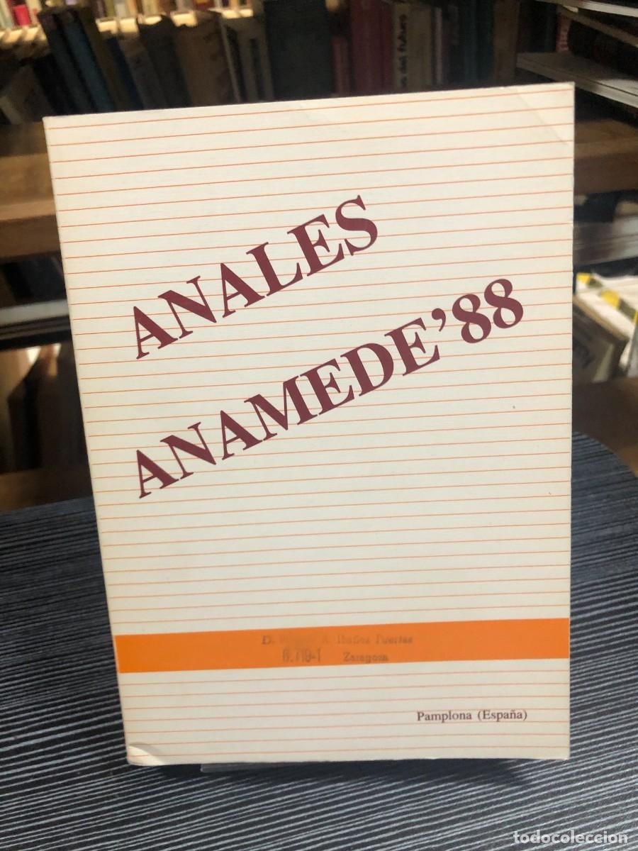 Libros: Anales ANAMEDE '88 Asociaci&oacute;n Navarra de Medicina del Deporte