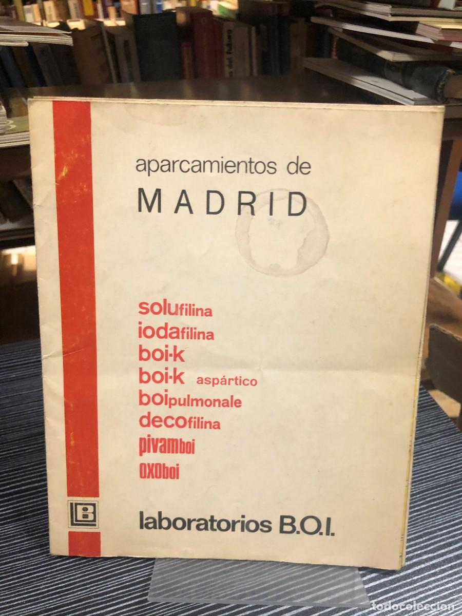 Libros: Aparcamientos de Madrid Laboratorios B.O.I. (Folleto publicitario)