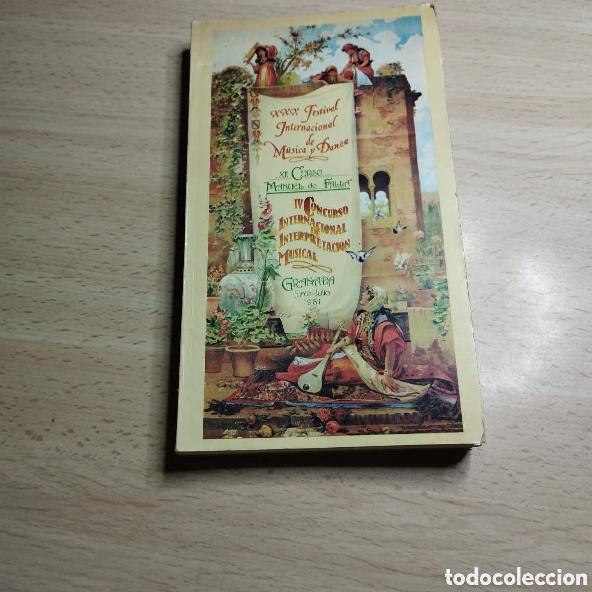 B&uuml;cher: XXX Festival de M&uacute;sica y Danza de Granada. 1981. Ministerio de Cultura