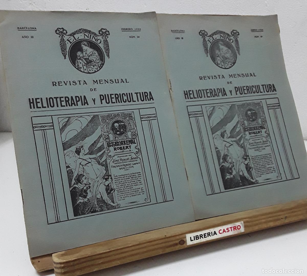 Libros: Revista mensual de Helioterapia y Puericultura. N&ordm; 25 y 26 - Doctores P. Bux&oacute; Izaguirre y Severino I
