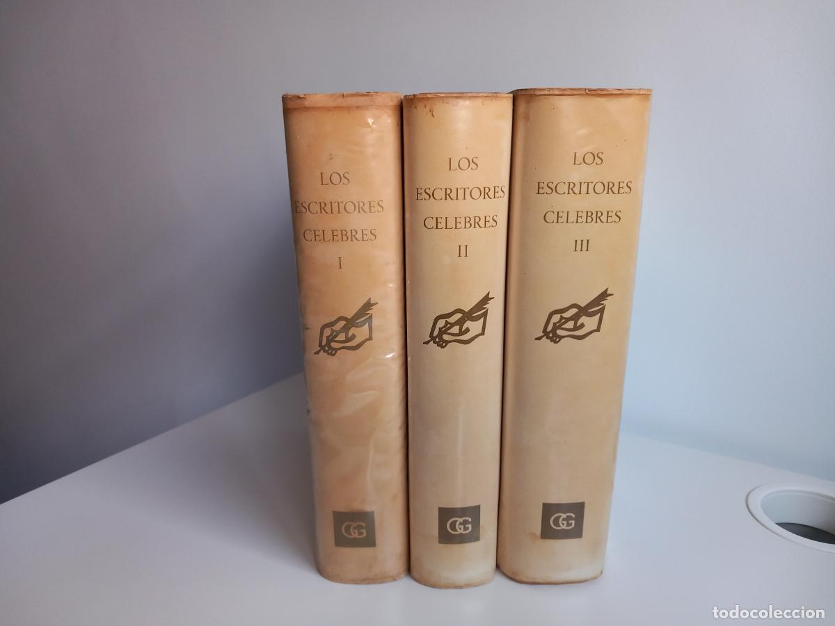 Libros: RAYMOND QUENEAU (Ed) - LOS ESCRITORES C&Eacute;LEBRES (3 tomos, obra completa) - GUSTAVO GILI, 1967