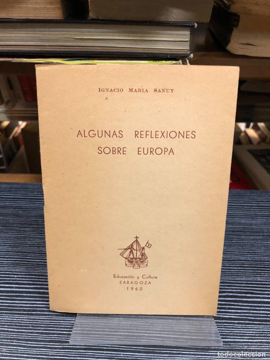 Libros: Algunas reflexiones sobre Europa Ignacio Mar&iacute;a Sanuy / Educaci&oacute;n y Cultura (Zaragoza)