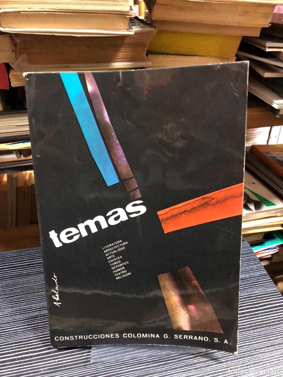 Libros: Revista Temas (Publicidad/Cat&aacute;logo corporativo) Construcciones Colomina G. Serrano S.A.