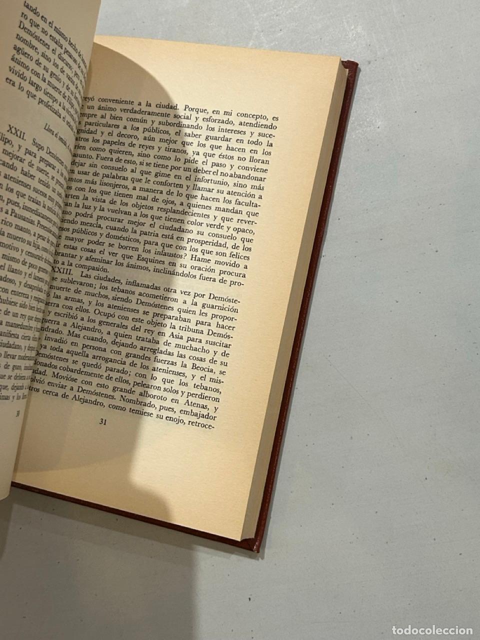 Libros: Plutarco - Vidas paralelas (Dem&oacute;stenes, Cicer&oacute;n, Pericles, Fabio M&aacute;ximo) - Foto 2