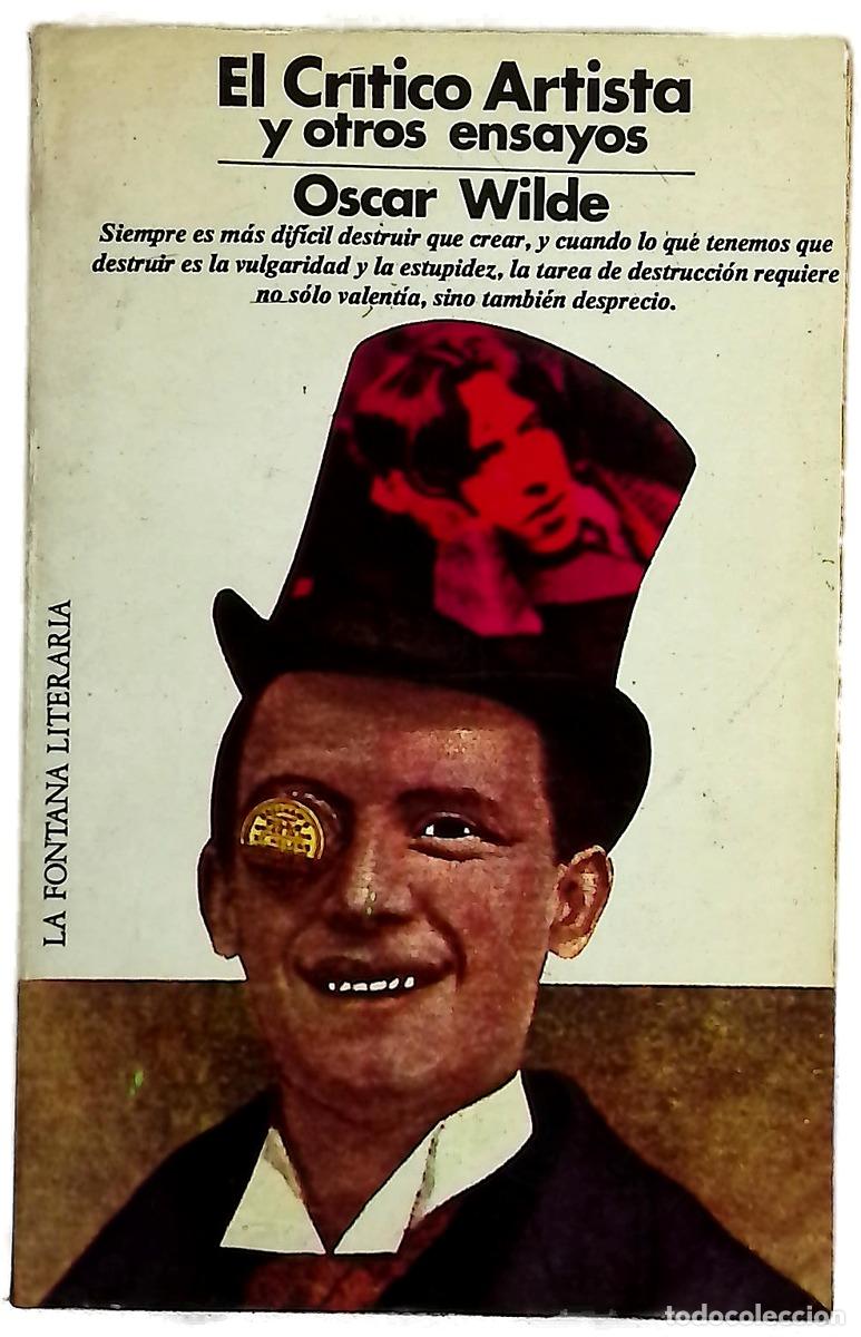 Libros: El cr&iacute;tico como artista - Wilde, Oscar